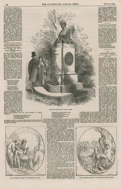 Le mémorial de Hood à Kensal Green - English School