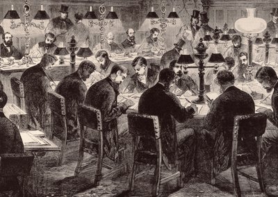 La Chambre des Communes : La Salle des Reporters, de 