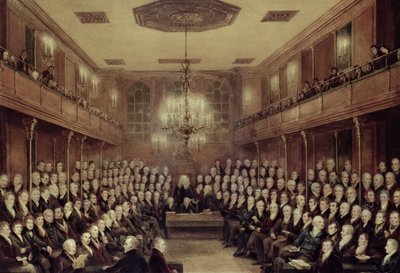 La Chambre des communes en session - English School