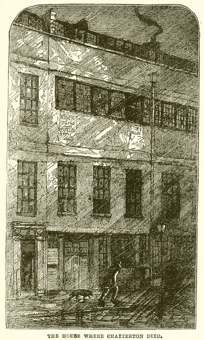 La maison où Chatterton est mort - English School