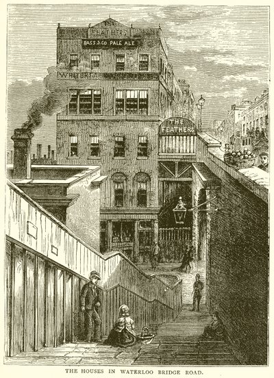 Les Maisons sur Waterloo Bridge Road - English School