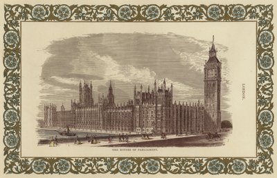 Les Chambres du Parlement à Londres - English School