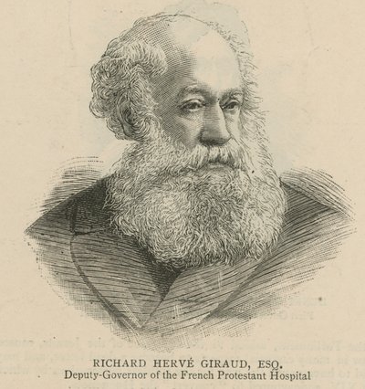 Les Huguenots en Angleterre : Richard Herve Giraud, sous-gouverneur de l