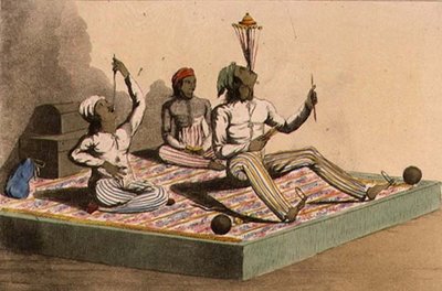 Les jongleurs indiens, octobre 1813, de 
