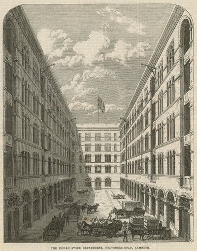 Département des magasins indiens, Belvedere Road, Lambeth - English School