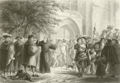 Les indulgences, ou les quatre-vingt-quinze thèses - English School