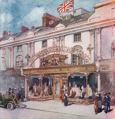 The International Fur Store au 162-163 Regent Street - English School
