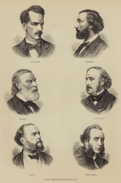 Les irréconciliables (gravure) - English School
