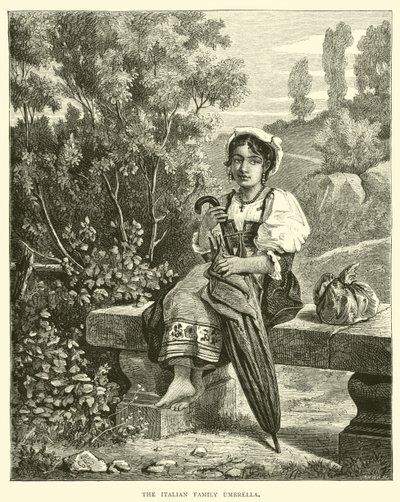 Le parapluie de la famille italienne - English School