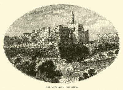La porte de Jaffa, Jérusalem - English School