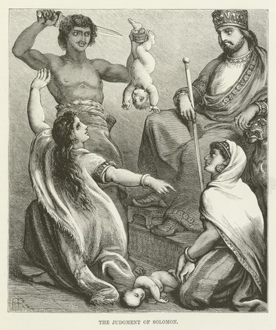 Le Jugement de Salomon - English School