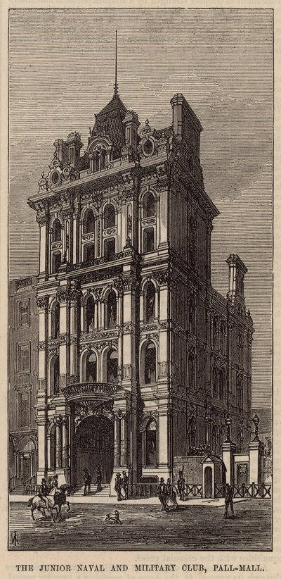 The Junior Naval and Military Club, Pall Mall - English School