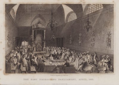 Le Roi prorogeant le Parlement, avril 1831 - English School