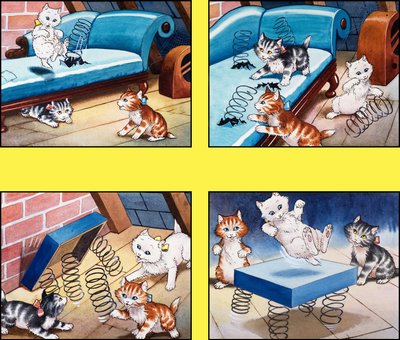 Le trampoline du chaton - English School