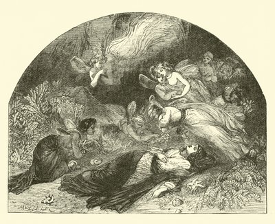 La lamentation de la péri pour Hinda - English School