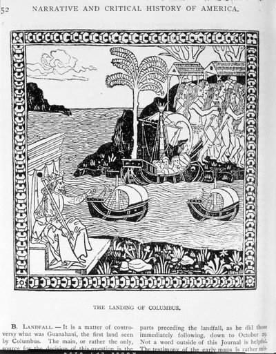 Le Débarquement de Colomb, du Vol II de 