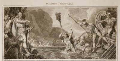 Le débarquement de Jules César, illustration de L