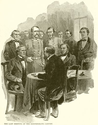 La dernière réunion du cabinet confédéré - English School