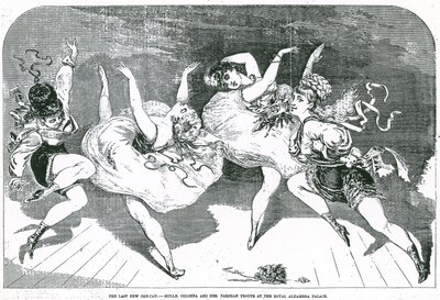 Le Dernier Nouveau Can-Can - Mademoiselle Colonna et sa troupe parisienne au Palais Royal Alhambra - English School