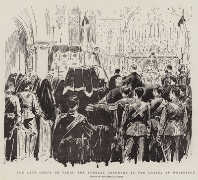 Feu Comte de Paris, la cérémonie funéraire dans la chapelle de Weybridge - English School