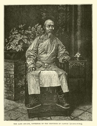 Feu Jin-Lin, gouverneur de la province de Canton, Quang-Tung - English School