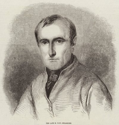 Feu M. Paul Delaroche (gravure) - English School