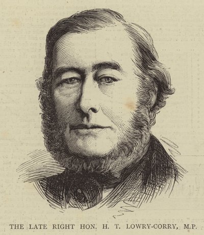Le défunt très honorable H T Lowry-Corry, député - English School