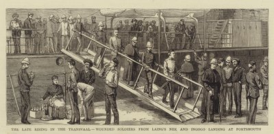 La Dernière Insurrection au Transvaal, Soldats Blessés de Laing
