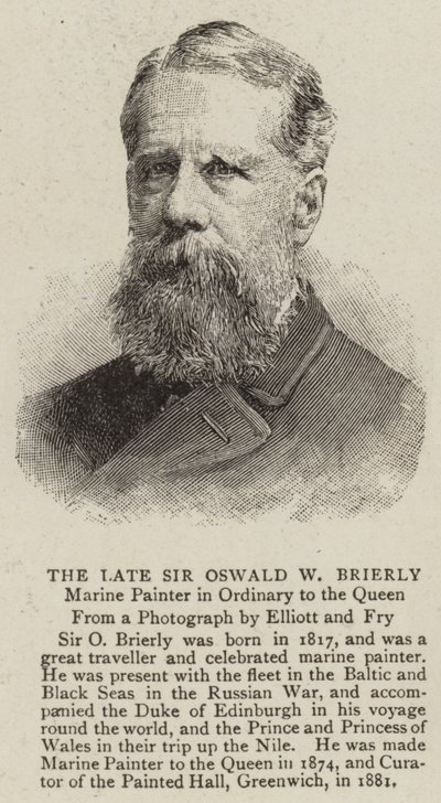 Feu Sir Oswald W Brierly - English School