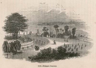 La Catacombe du Liban, Cimetière de Highgate, Londres - English School