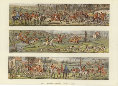 Les couvertures du Leicestershire, 1820 - English School
