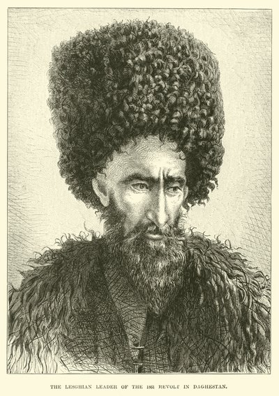 Le chef lesghien de la révolte de 1861 au Daghestan - English School
