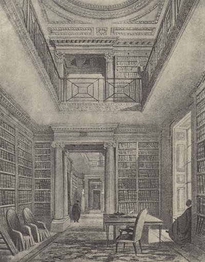 La Bibliothèque, 1844 - English School