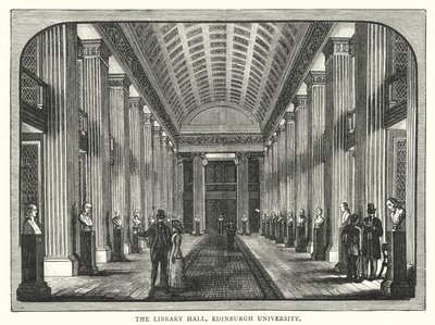 La salle de la bibliothèque, Université d