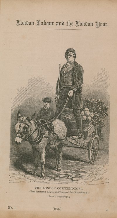 Le marchand ambulant de Londres - English School