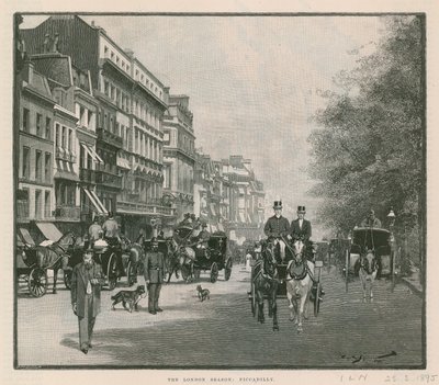 La saison londonienne : Piccadilly - English School