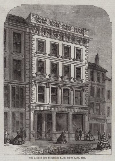 La Banque de Londres et du Middlesex, Finch-Lane, City - English School