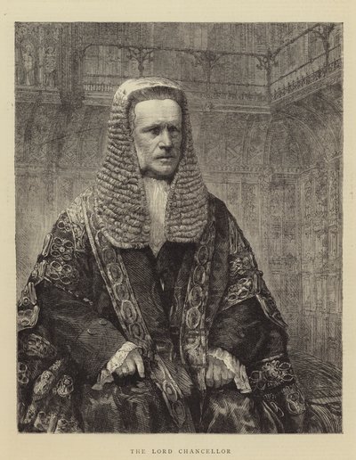Le Lord Chancelier (gravure) - English School
