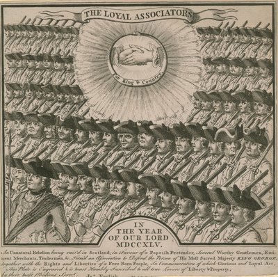 Les Associateurs Loyaux en 1745 - English School