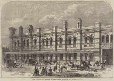 La gare de Ludgate-Hill du chemin de fer de Londres, Chatham et Douvres - English School