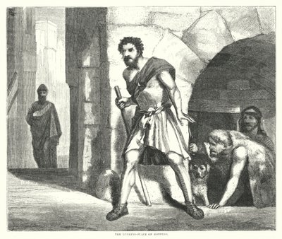 Le repaire des voleurs (gravure) - English School