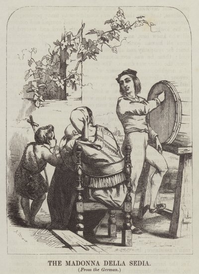 La Madone della Sedia (gravure) - English School