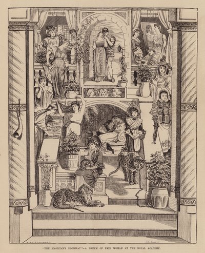 La Porte du Magicien - un rêve de belle femme à la Royal Academy - English School