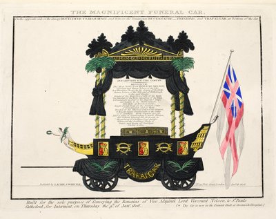 Le Magnifique Char Funéraire, pub. 1806 - English School