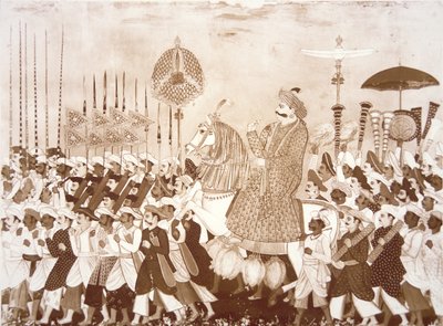 Le chef Mahratta Tulsaji de Tanjore - English School