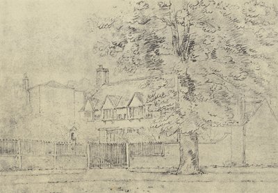 La Maison du Manoir, vers 1770 - English School