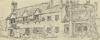 La Maison du Manoir, vers 1770 - English School