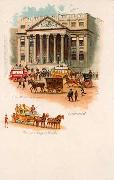 Mansion House, le carrosse du Lord Maire - English School