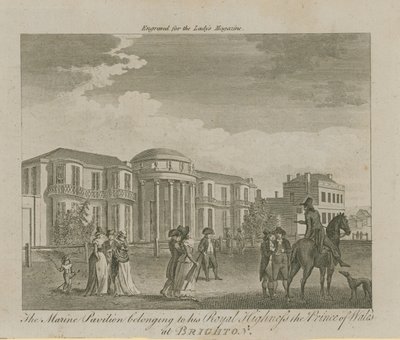 Le Pavillon Marin appartenant à Son Altesse Royale le Prince de Galles à Brighton - English School