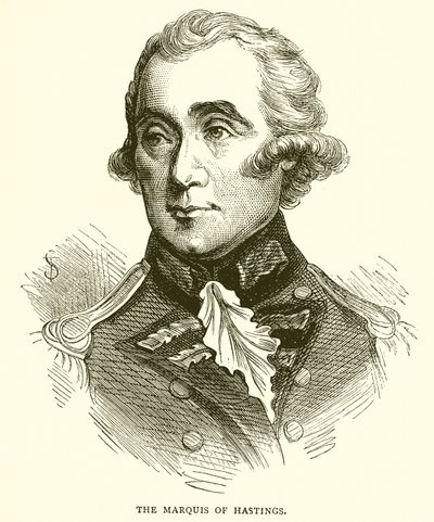 Le marquis de Hastings - English School